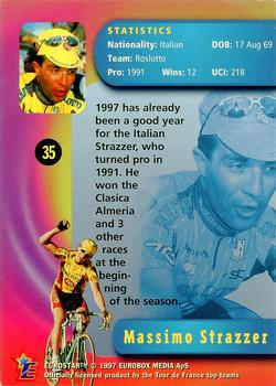 1997 Eurostar Tour de France #35 Massimo Strazzer Back
